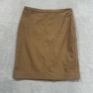 Banana Republic Mini Skirt Women 6 BrownFaux Suede Boho Formal